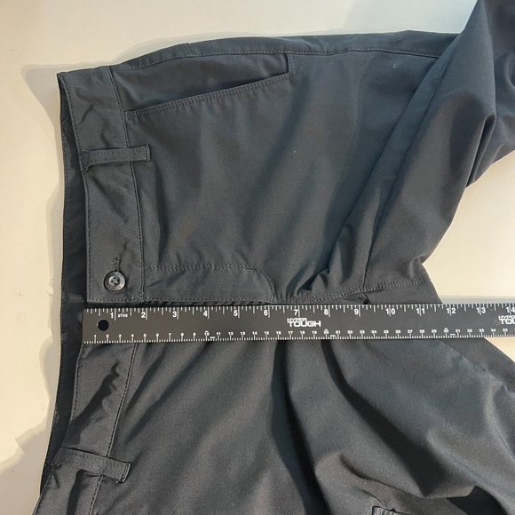 Eddie Bauer Travex Pants Womens 6 Black Fleece Lined Hiking Winter Straight Leg - Picture 6 of 16